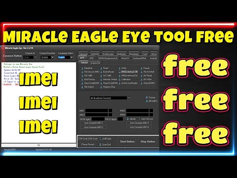 Miracle Eagle Eye tool free 2024 | Download Miracle Eagle Eye 2.27A free tool |IMEI Repair Tool free