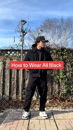 Men's Fashion: How to Wear All Black Outfits with Style