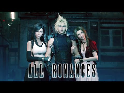 Final Fantasy 7 Remake - All Romantic Scenes