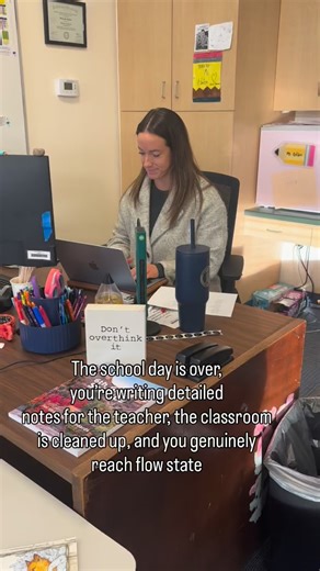 señya | The feeling cannot be replicated 🙏😌 As a sub, what’s your perfect flow state?? #education #substitute #teachers #flowstate #sidegig | Instagram