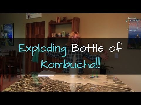 What Happens When You Ferment Kombucha Too Long: How NOT to Open Your Bottle