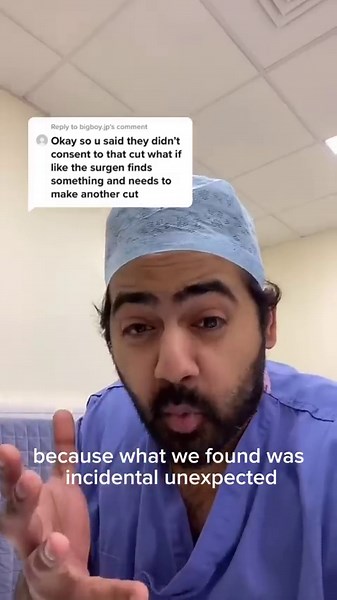 How surgeons respond when something unexpected appears