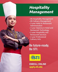 2.1K views · 3.2K reactions | #BeFutureReady to start a food business or enter the hospitality industry. Register Online https://apply.sti.edu #BeSTI | STI (Official Fan Page) | Facebook