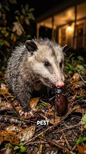 Why You Should Never Kick an Opossum Out of Your Yard