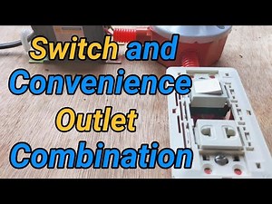 PAANO MAG WIRING NG SWITCH AND CONVENIENCE OUTLET COMBINATION/TUTORIAL.