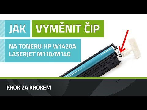 Návod na výměnu čipu na toneru W1420A