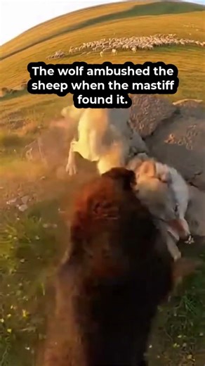 Guardian Dog Stops Night Predator Near Flock 🐑