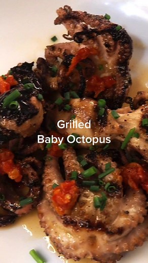 Delicious Grilled Baby Octopus Recipe