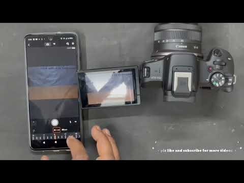 HOW TO CONNECT WITH CANON CAMERA CONNECT APP IN EOS R50