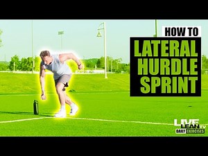 How To Do The SPRINT LATERAL MINI HURDLE RUN DRILL | Exercise Demonstration Video and Guide