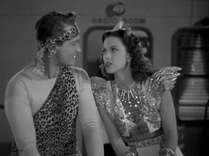 Eleanor Powell reads and taps morse code