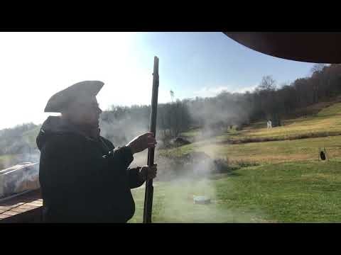 French Trevil fur trade musket from access heritage first time shooting
