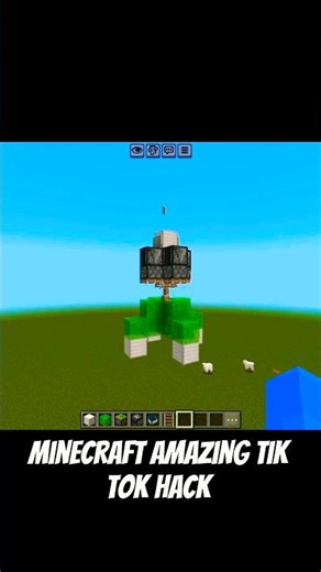 Minecraft amazing tik tok hack #shorts #viral