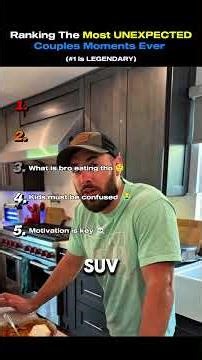 Ranking Most UNEXPECTED Couples Moments 💑 #shorts #tiktok #couplemoments