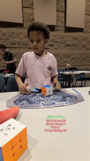 13.60 Seconds! Skewb R1,S1 PDCC '26 #shorts #fyp #speedcubeshop #puzzle #what #cool #oops #fun