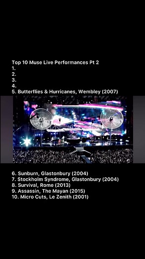 My Top 10 Muse Live Performances: Part 2