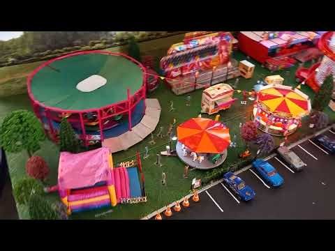 SELECTION OF FAIRGROUND MODELS At The Warrington Fairground Model Show