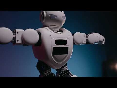 Relaxing Futuristic Robot Technology Music 4K - 30 Min