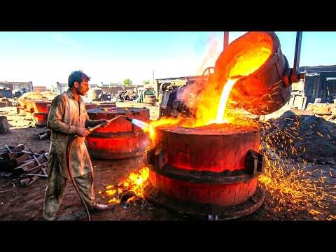 Extreme Ways - Pakistan Factory Turns Waste Metal into Industrial Products - ‪@Pakistani-Hands‬​