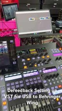 Defeedback Setting up VST Host to use USB for Behringer Wing