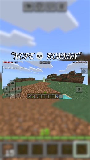 I tried to be friendly with a creeper...