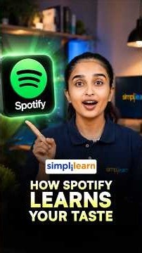 How Spotify Recommends Songs | Spotify Algorithm Explained | #Shorts #Simplilearn