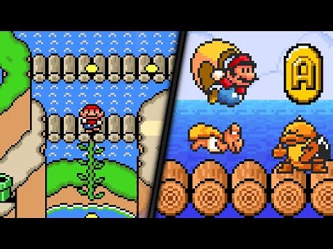 Super Mario World (SMB3 Style) - World4: Cookie Mountain (Walkthrought, All Exits)