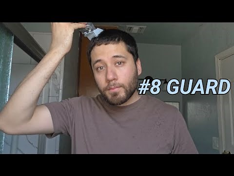 Number #8 Guard Haircut All Over | One inch 25 mm |