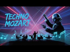Mozart Techno Remix — Soft Electronic Classical - 2 Versions