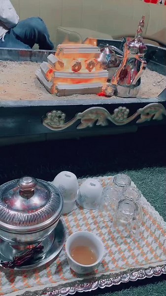 Traditional Hookah Setup: A Close-Up Exploration