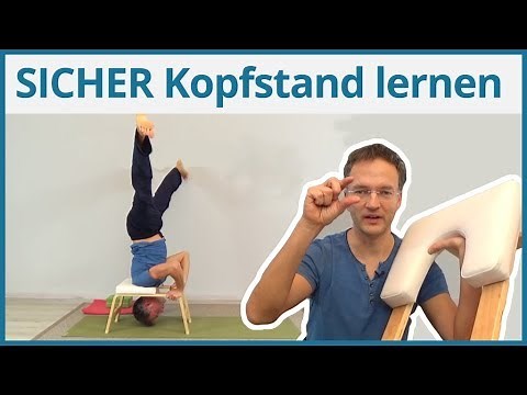 Learn headstands SAFELY ✅ Headstand stool for yoga beginners