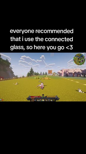 Minecraft Connected Glass Build Tutorial