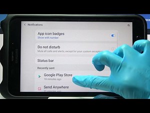 How to Turn On/Off App Notifications on SAMSUNG Galaxy Tab Active 2 – Manage Notifications