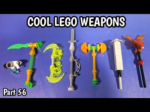 COOL LEGO WEAPONS you can build for your minifigures - Pt 56