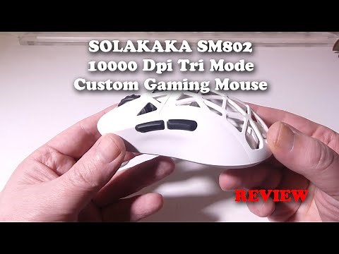 SOLAKAKA SM802 Hot Swap Tri Mode Custom Gaming Mouse REVIEW