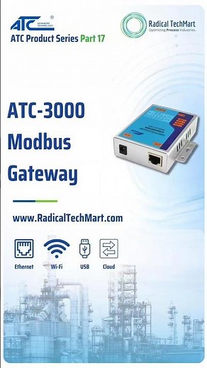 ATC-3000 Modbus Gateway | Connect Modbus Devices to Ethernet & SCADA