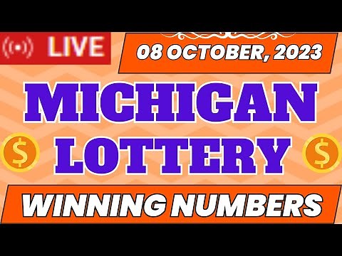 Michigan Evening Lottery Drawing Results - Oct 08, 2023 - Daily 3 - Daily 4 - Lotto 47 - Powerball