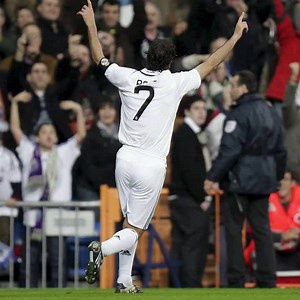 638K views · 590 shares |  2009 ‍♂️ Raúl González Blanco Two touches, two goals!  Real Madrid C.F.  | LaLiga | Facebook