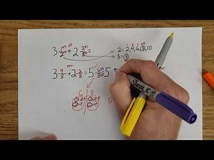 Mr. Nunes Adds Mixed Numbers Using LCM