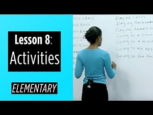 Elementary Levels - Lesson 8: Activities