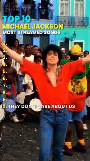 Top 10 Most Streamed Michael Jackson Songs Ever 🔥
