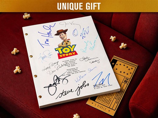Toy Story (1995) MOVIE SCRIPT | Classic Animated Comedy Screenplay Replica | Gift for Film Lover | Cinema Decor & Cinephile Memorabilia - Etsy