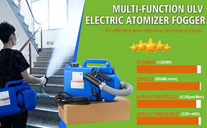 Watch Backpack Atomizer Disinfection ULV Sprayer Fogger Machine on Amazon Live