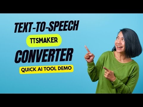 TTSMaker Quick Demo | Free Text-to-Speech Converter (2025)