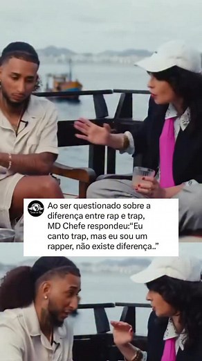 Sessão de Rap | Em entrevista para UOL, MD Chefe responde qual a diferença entre Rap e Trap‼️ | Instagram