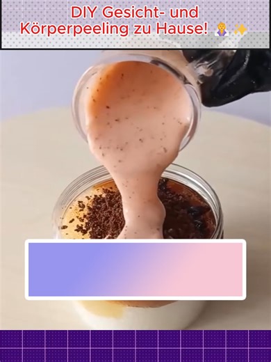 DIY Gesicht- und Körperpeeling für strahlende Haut