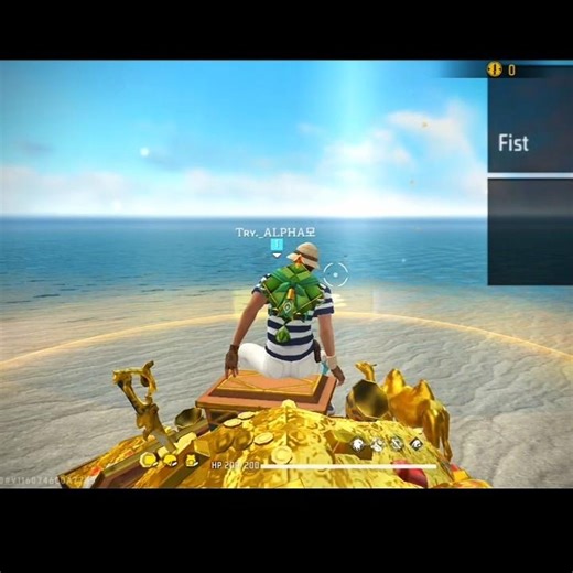 new gold emote 🥹 / #blackflackarmy #goldentemple #freefire