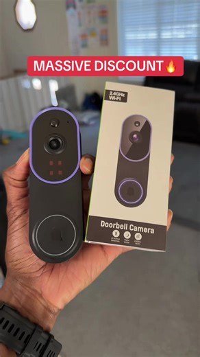 Stop guessing who’s at your door 🔒📲 This Wireless Video Doorbell Camera gives you 1080P HD video, AI human detection, night vision, and instant alerts straight to your phone. See, hear, and speak to visitors from anywhere. ✔️ 1080P clear video ✔️ AI human detection ✔️ Night vision ✔️ Two-way audio ✔️ Instant motion alerts ✔️ Easy wireless installation ✔️ Rechargeable battery Smart security without the complicated setup. Grab yours while it’s on flash sale. #HomeSecurity #SmartHome #VideoDoorbe
