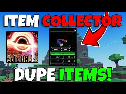*FASTEST* Way to Craft "Item Collector" in Sols RNG! (DUPE ITEMS)