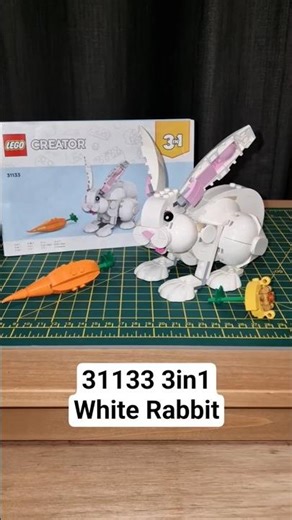 Lego Creator 3in1 31133 - White Rabbit - Speed Build #lego #legocreator #legowhiterabbit #shorts